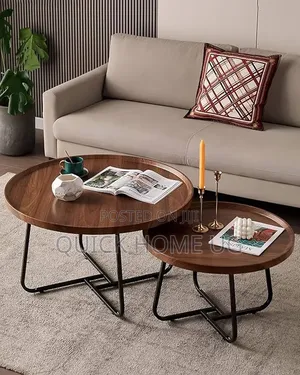 2in1 Nesting Center Table,Wooden Coffee Table
