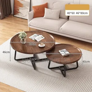 2in1 Nesting Center Table,Wooden Coffee Table