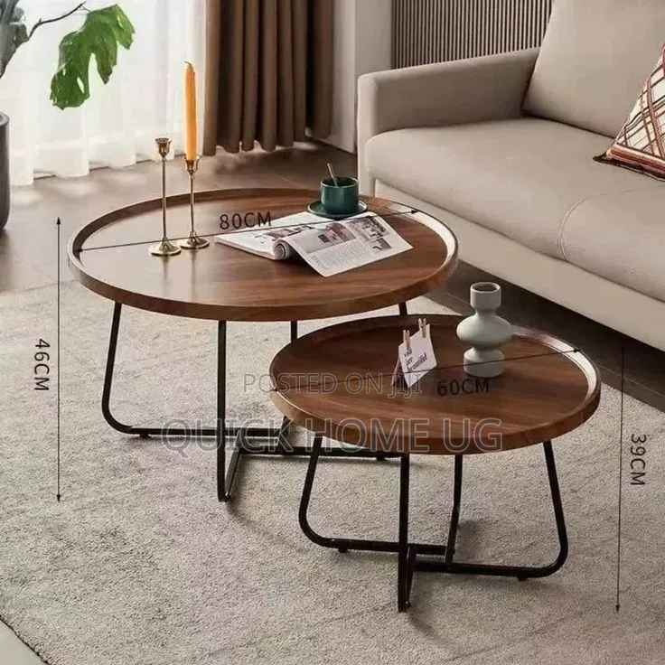 2in1 Nesting Center Table,Wooden Coffee Table