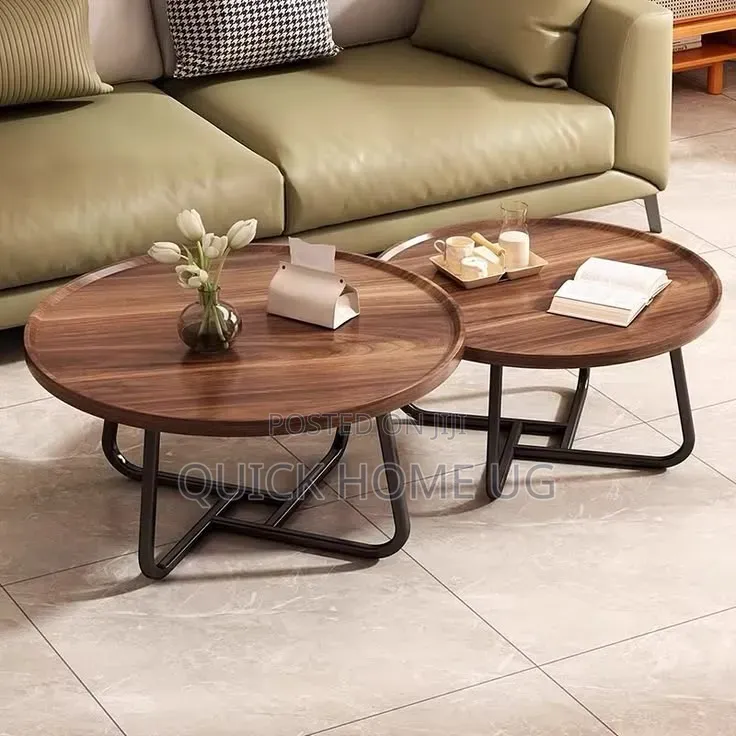 2in1 Nesting Center Table,Wooden Coffee Table