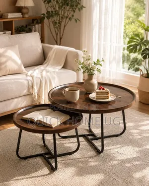 2in1 Nesting Center Table,Wooden Coffee Table