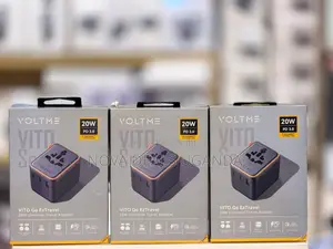 Voltme 5-in-1 Universal Travel Adapter, 20w Pd Charger With 2 Type-C