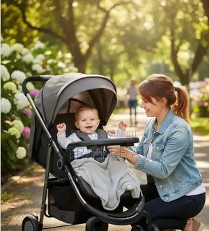 Moveable Baby Carrier Stroller Color Vary