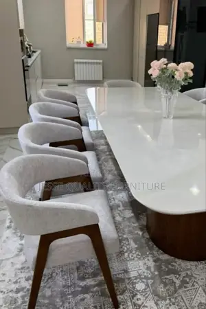 Luxurious White Mable Dining