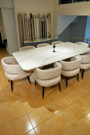 Luxurious White Mable Dining