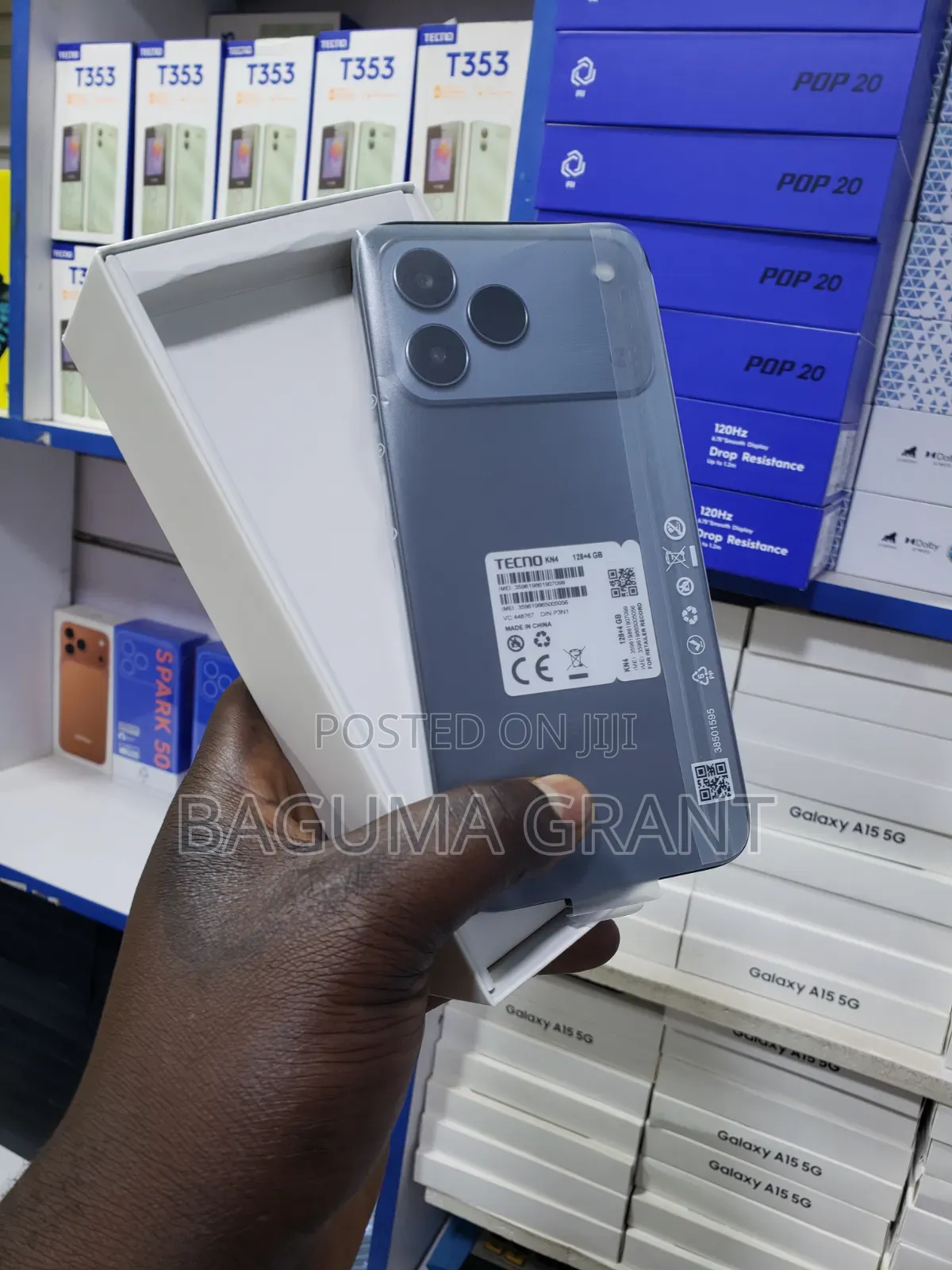 New Tecno Spark 50 128 GB Black