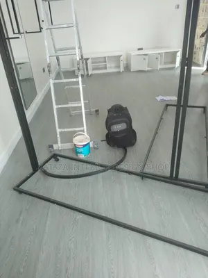 Light Gray Plastic Tile Floor PVC Carpet