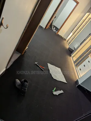 Unique Blacked Woolen Carpet