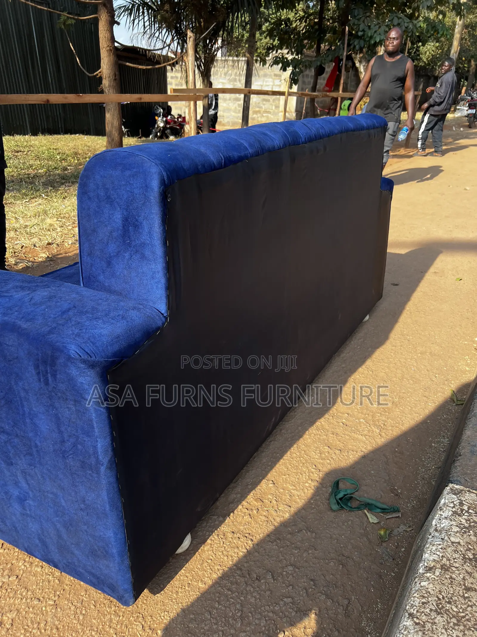 Light Blue 3 Seater Sofa Set