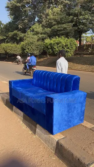 Light Blue 3 Seater Sofa Set