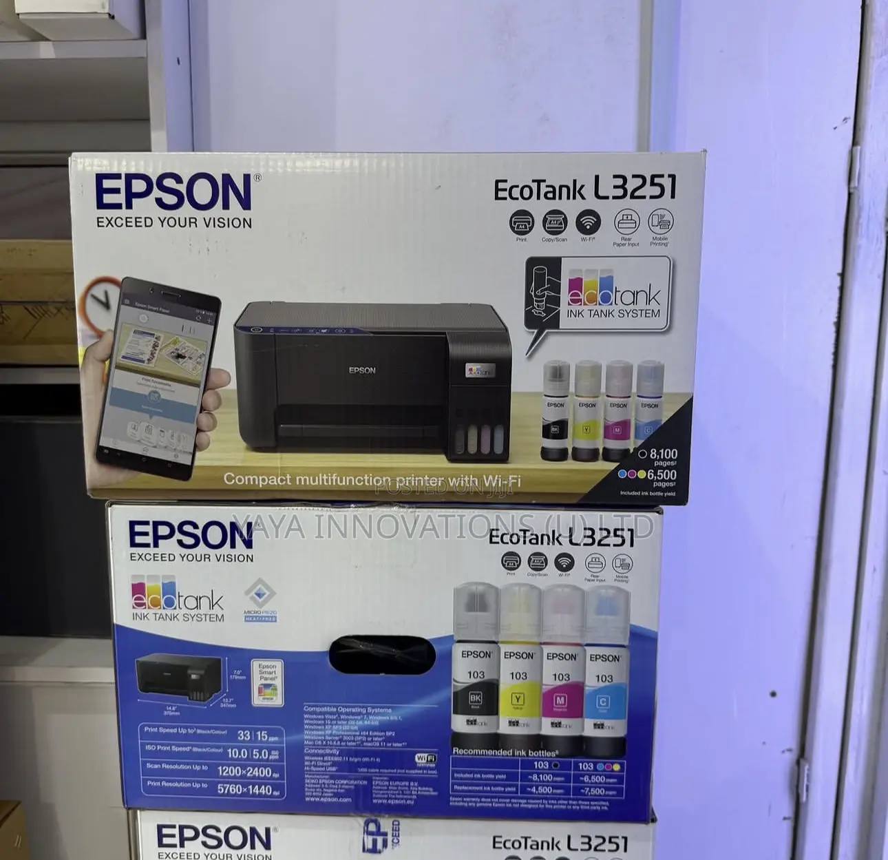 Epson Ecotank L3251 Wireless Printer