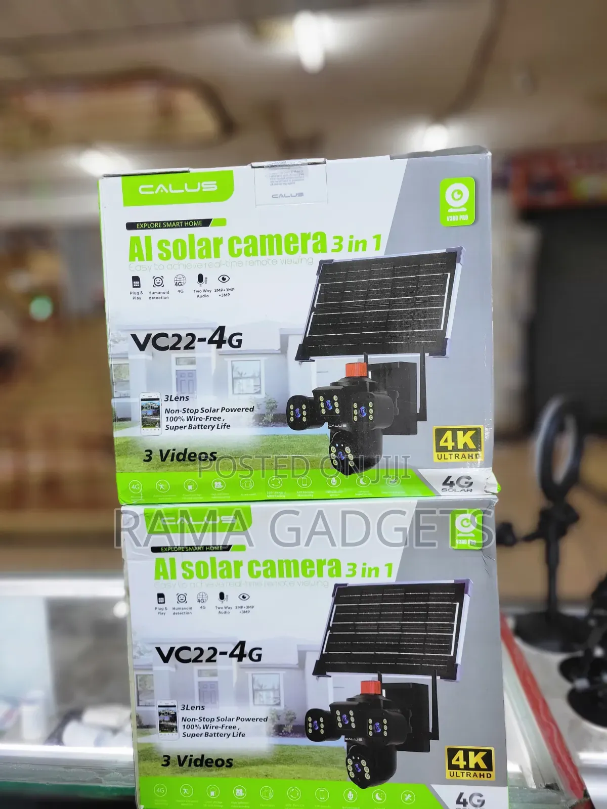 Calus Vc22-4g Ai Solar Camera,