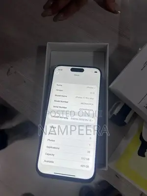 New Apple iPhone 17 Pro Max 512 GB Gray