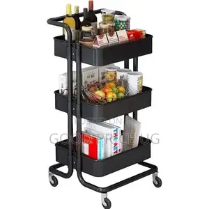 3-Tier Rolling Utility Cart