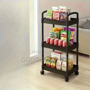 3-Tier Rolling Utility Storage Cart,