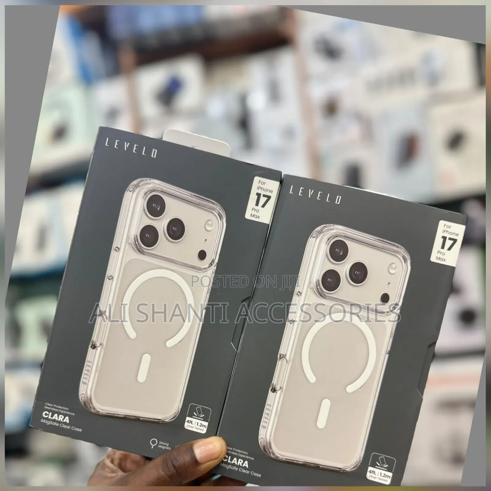 Levelo Clara Magsafe Clear Case for the iPhone 17 Pro Max