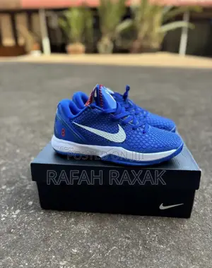 Original Blue/White Nike Kobe 6 Protro Basketball Shoes
