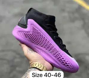 Men’S Purple/Black Ae1 Basketball Sneakers