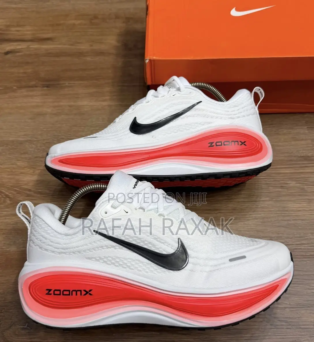 Original Nike Vomero Plus “Bright Crimson” Running Sneakers