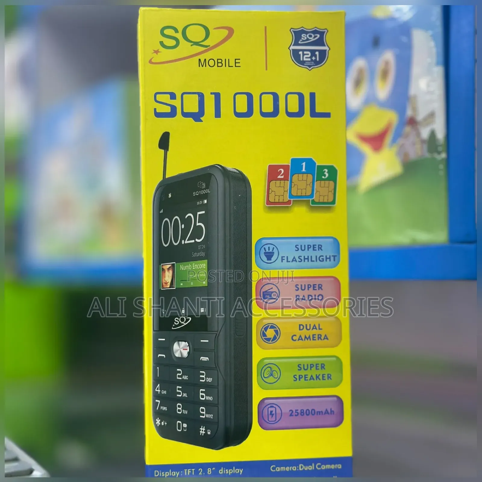New SQ 1000L 8 GB Black