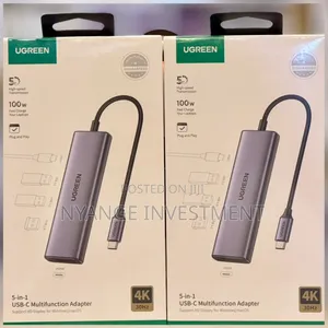 Ugreen 5in1 Usb C Hub Hdmi Multiports Adapter Ultra Slim Type C Dock