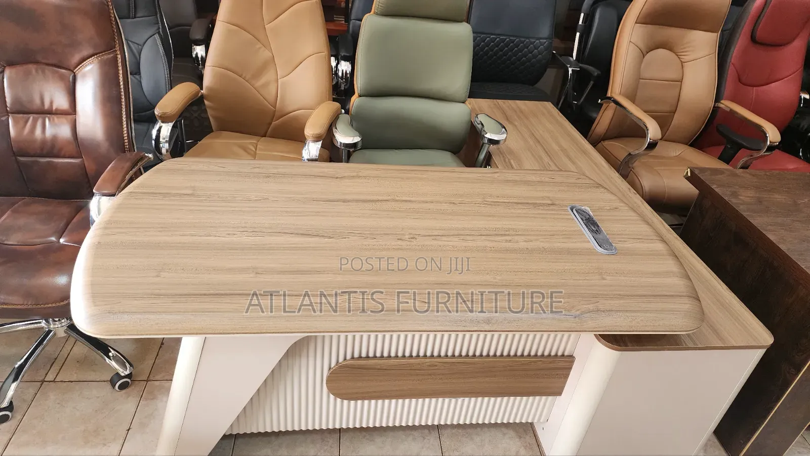 Front Light Executive Office Desk 120cm
