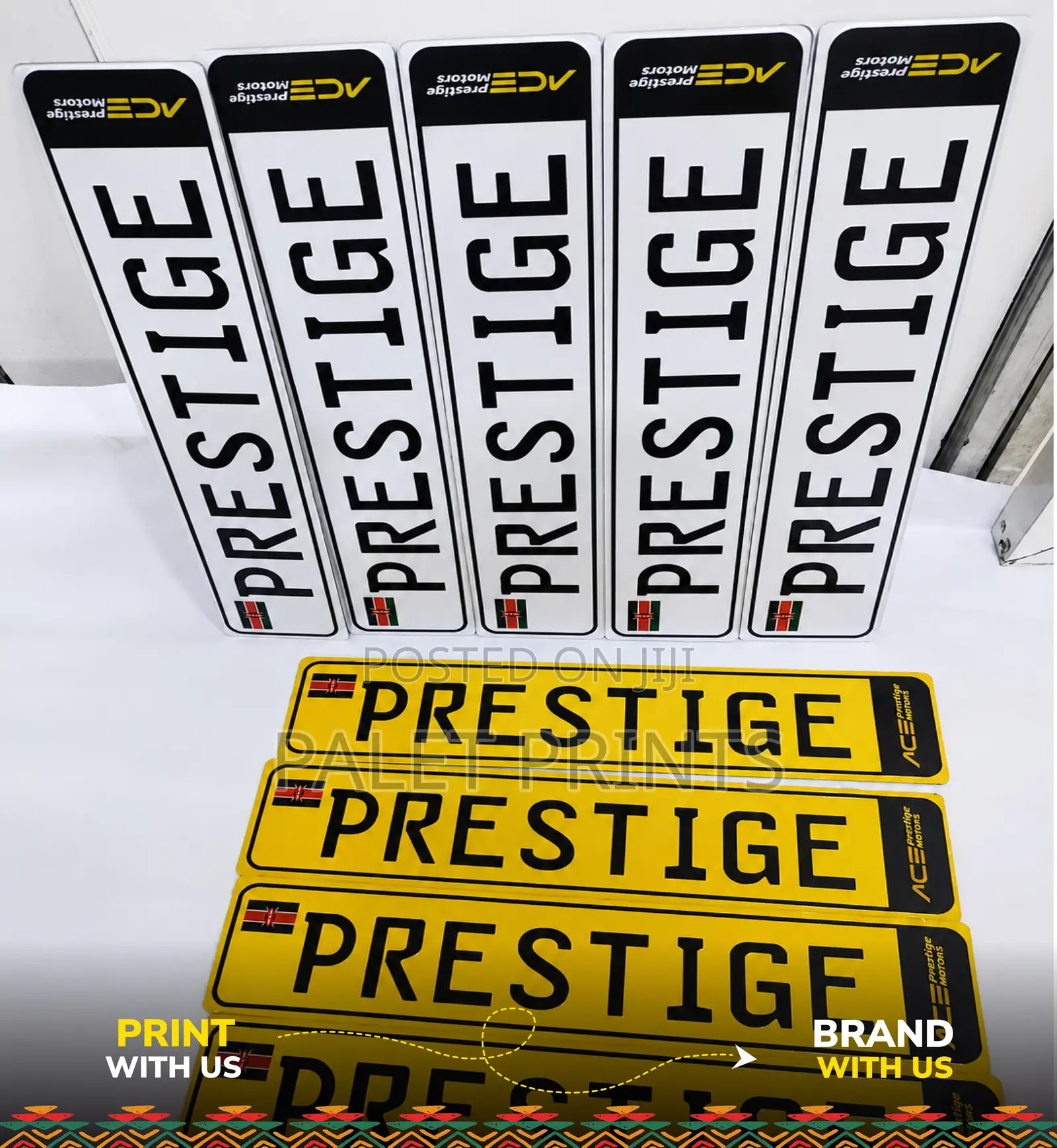 Personalized Event Number Plates