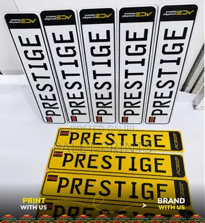 Personalized Event Number Plates
