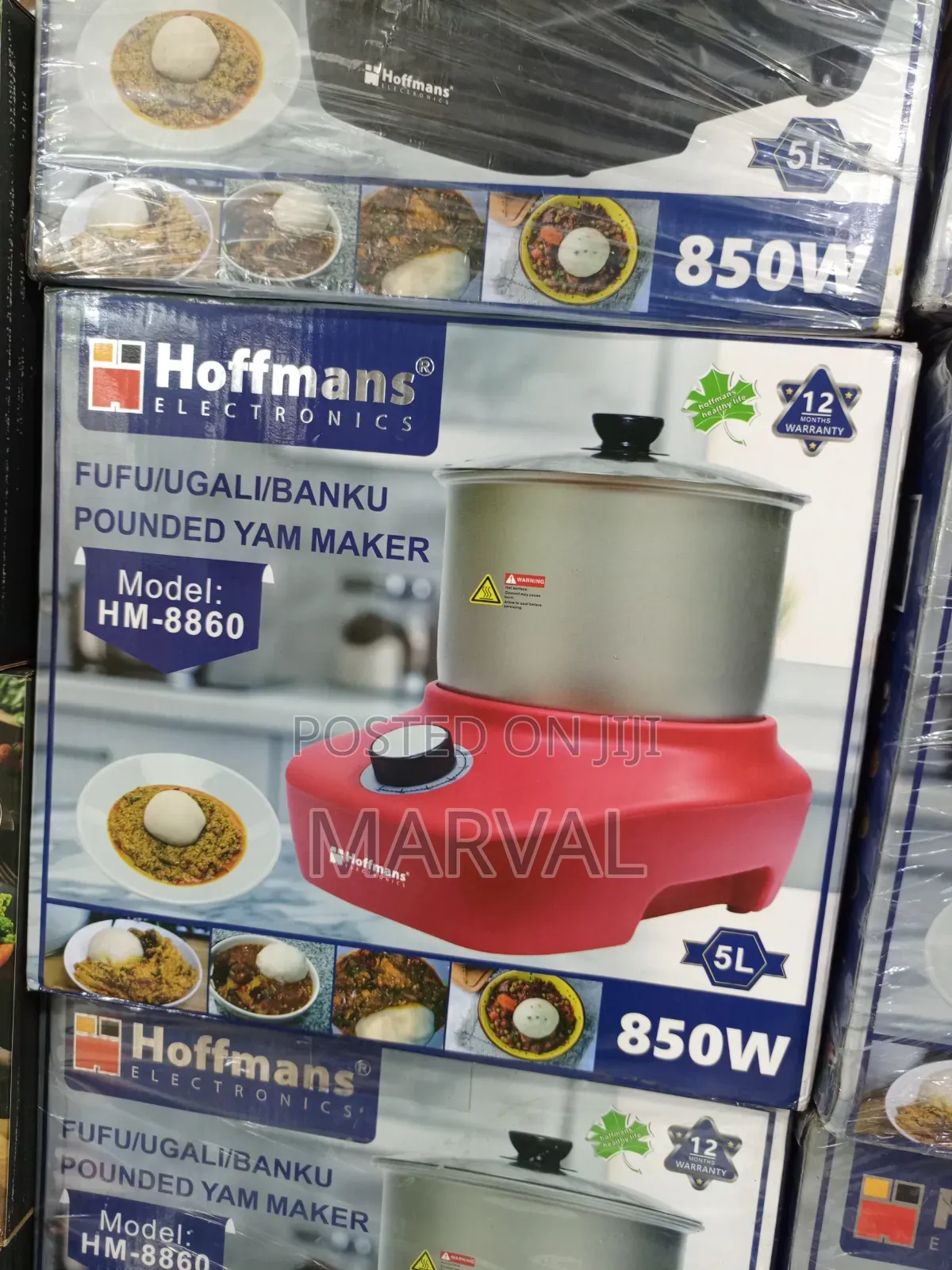 Hoffmans Electronics Hm-8860 5l Automatic Pounded Yam Maker 850w Motor
