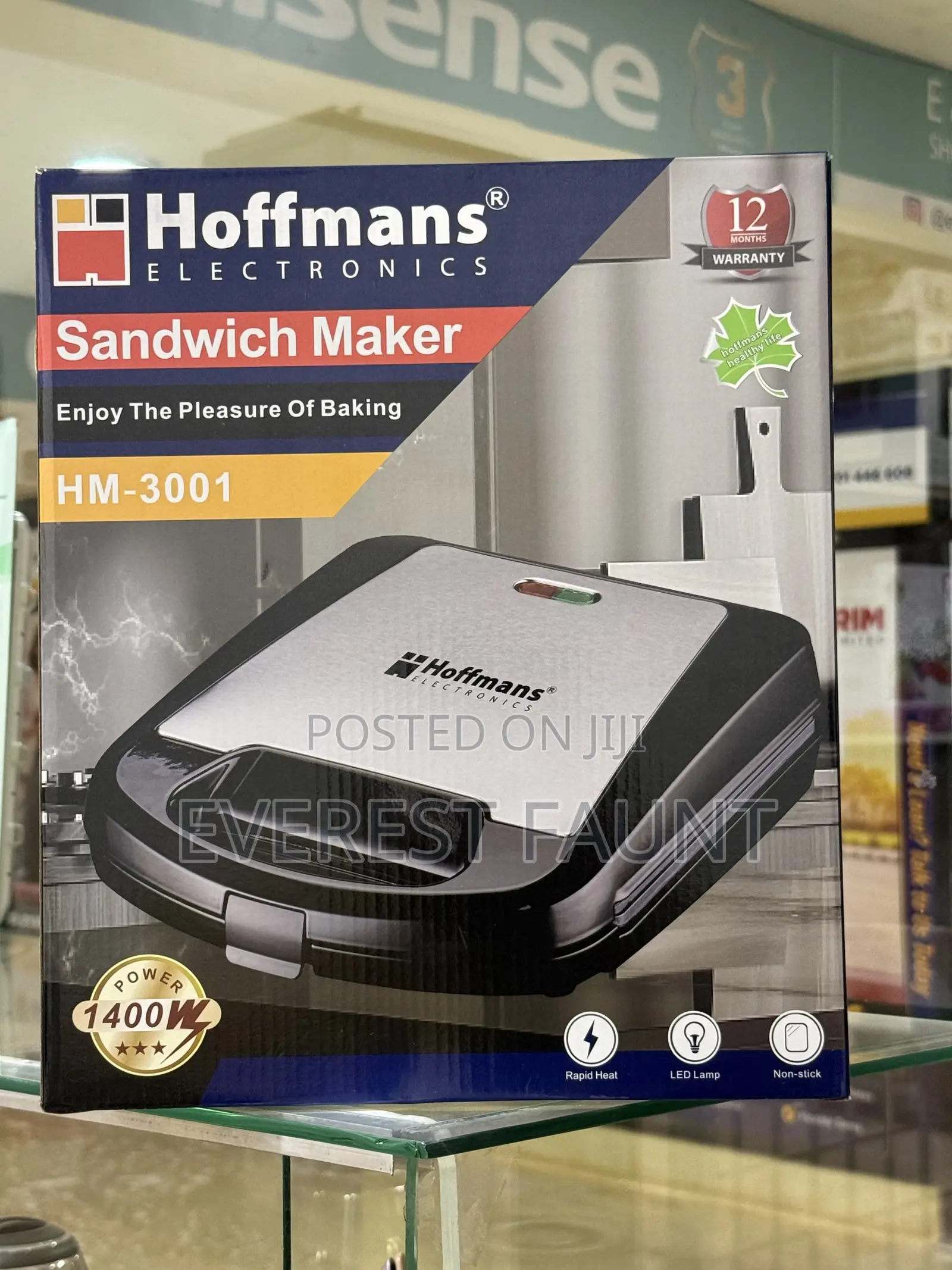 Hoffmans Sandwich Maker 4 Bread Slices 223