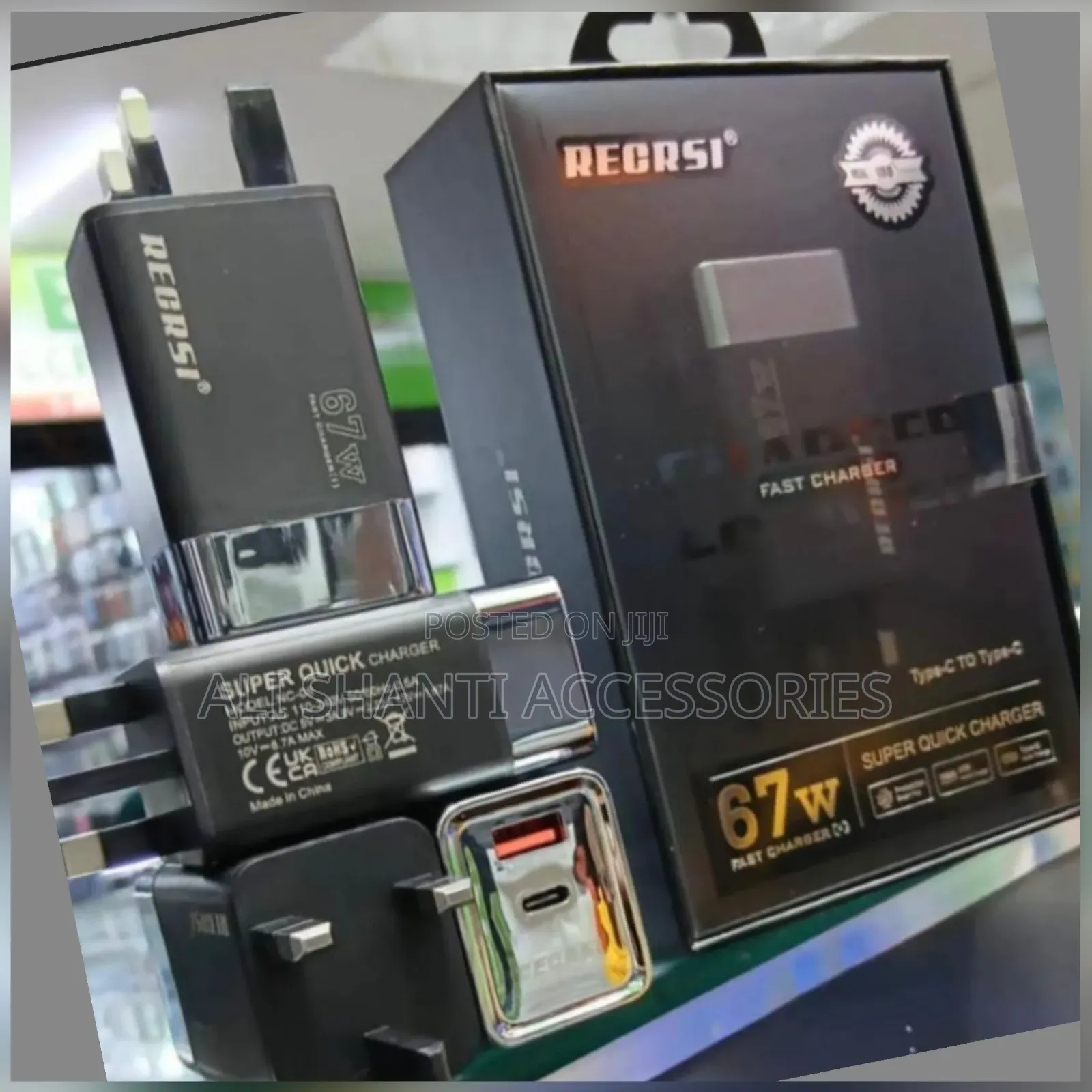 67w Recrsi Power Adapter With Usb-C