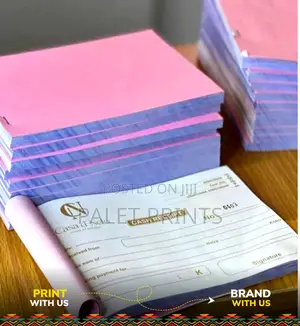 Receipt Book Printed
