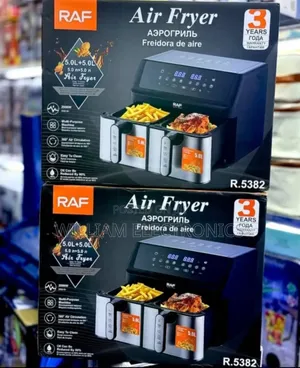 10 Litres Raf Double Air Fryer/Raf Air Fryer