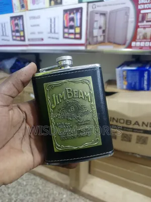 Portable Hip Flask (8oz) Alcohol Drinks Whiskey Liquor Holder Bottle