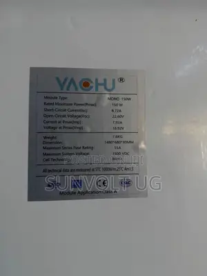 150w Monocrystalline Solar Panel