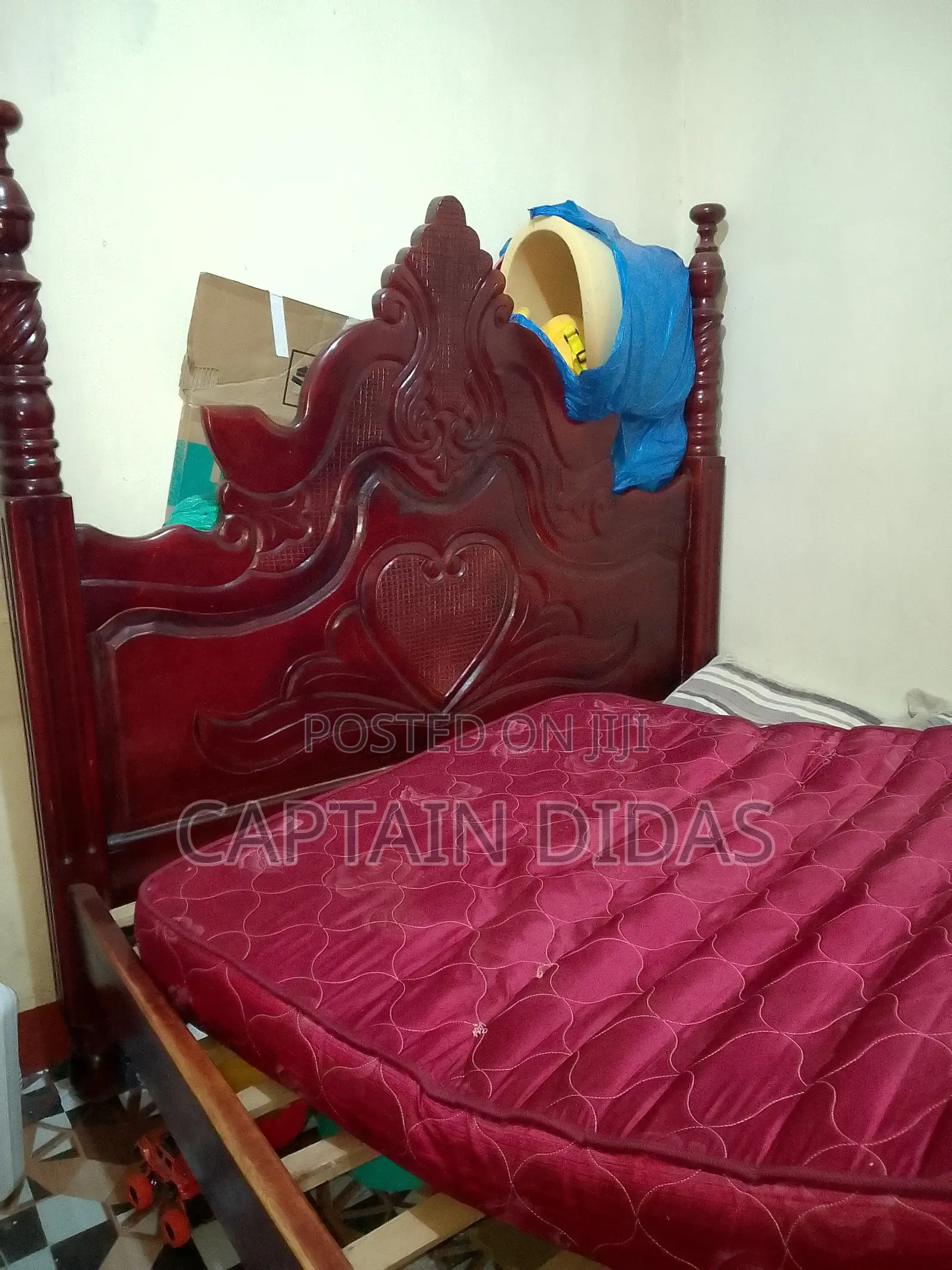 Bed and Side Board