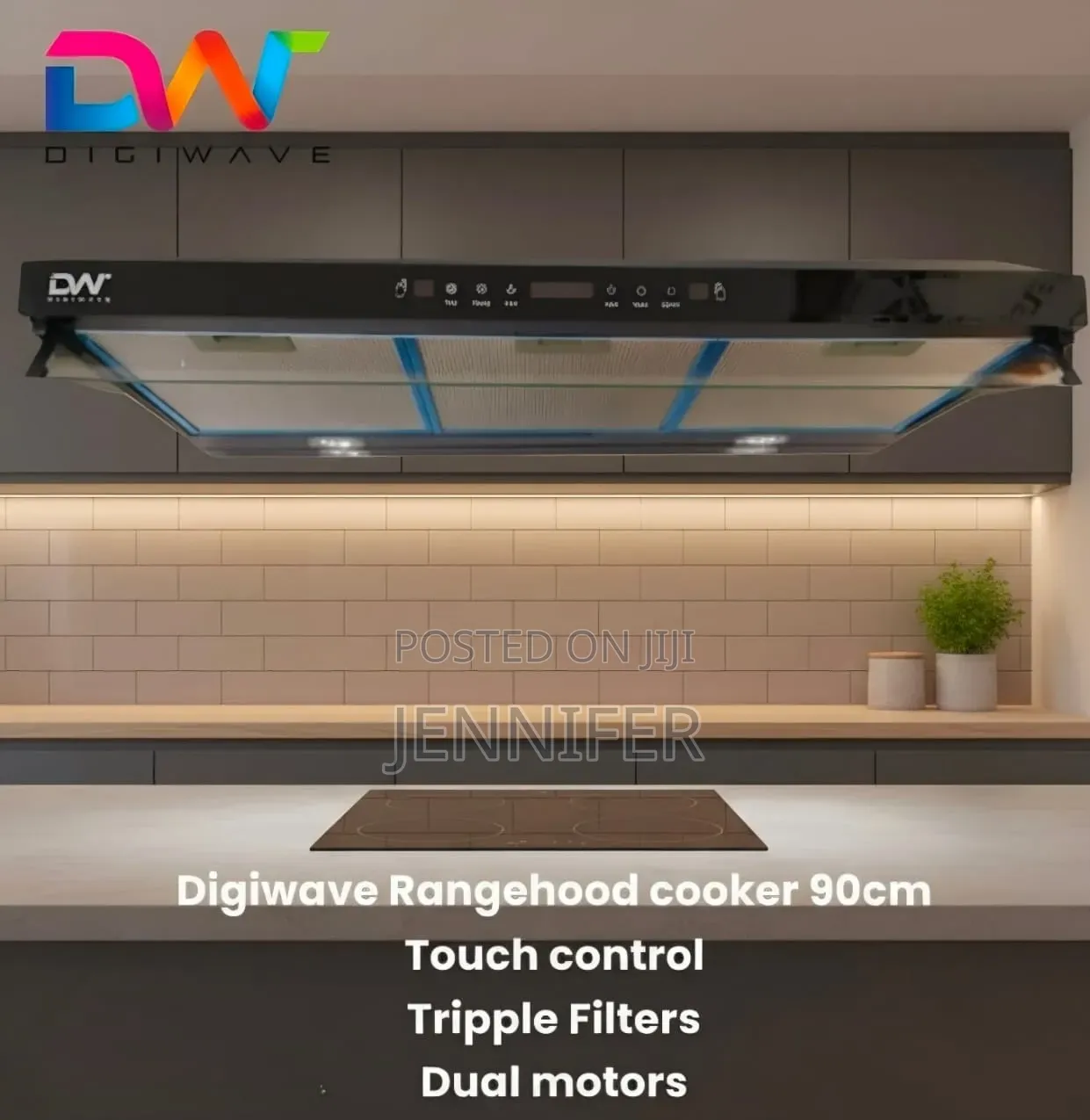 Digiwave 60cmx90cm Cooker Hood Chimney