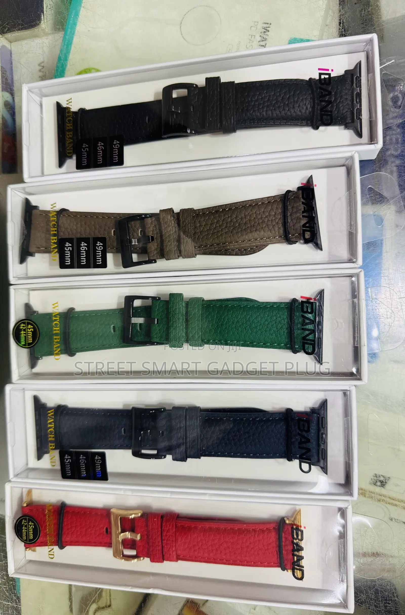 Premium Leather Apple Watch Straps 42mm-49mm