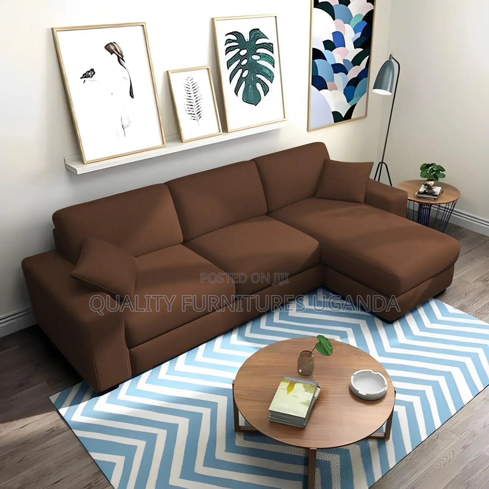 4 Seater Maroon Sofa Set