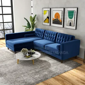 6 Seater Tufted Pillows Sofa Set