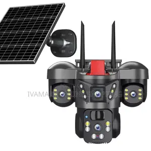 Solar Wireless Security Camera – 4mp, Ptz, Two-Way Audio