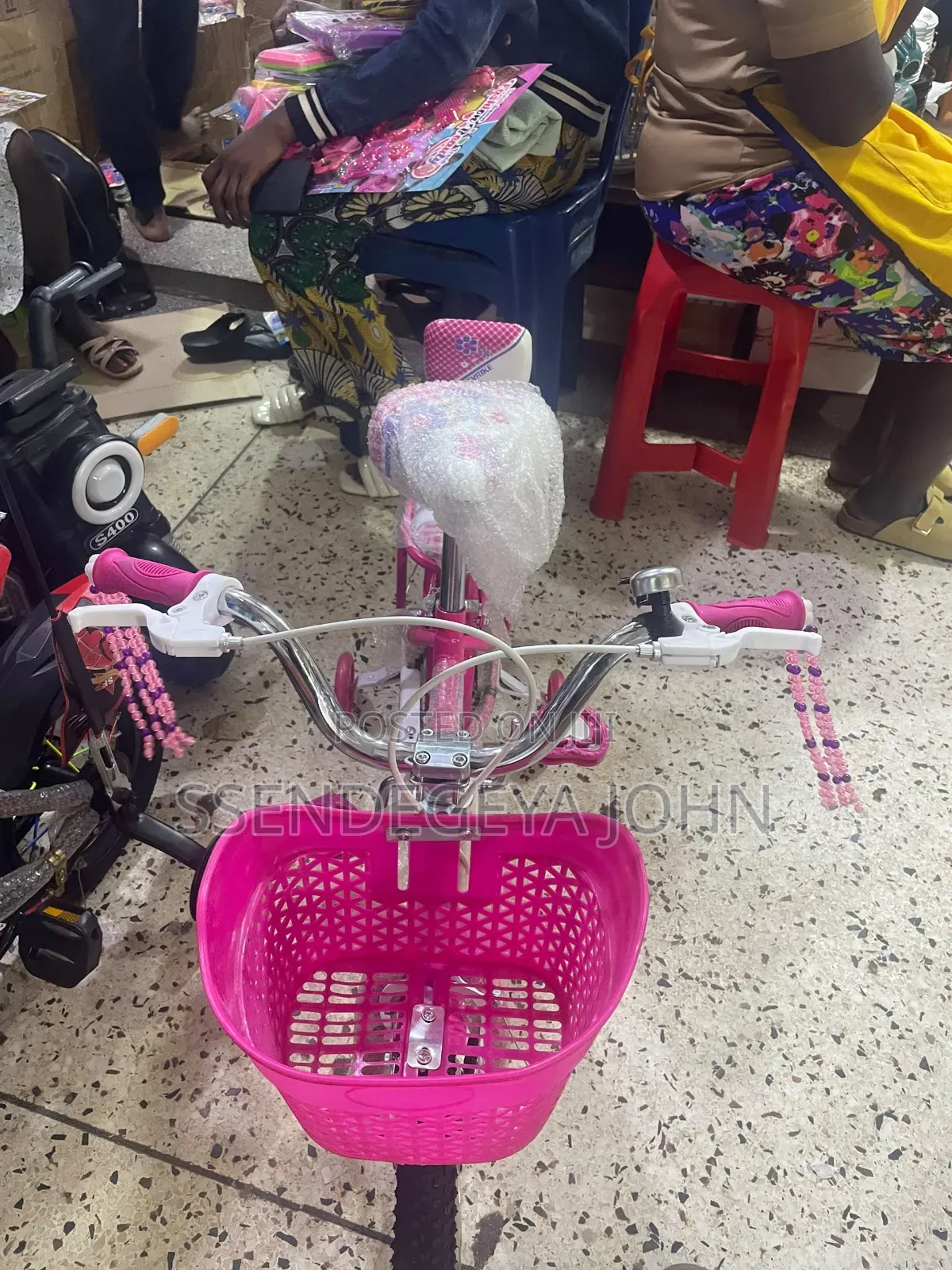 Pink Kids' Bicycle