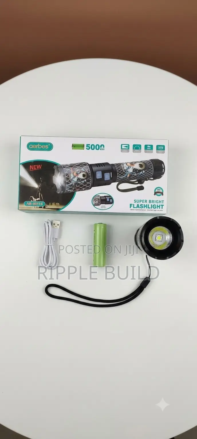 Aerbes Ab-Sd114 20w Rechargeable Flashlight 5000mah Torch
