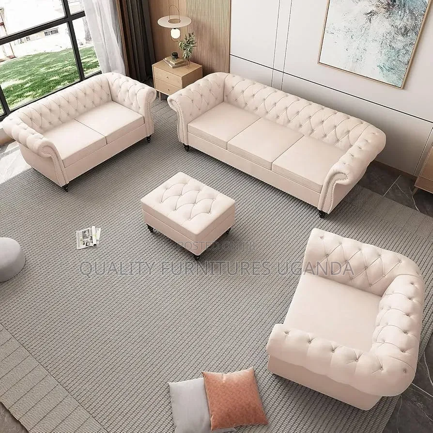 Extra Large Tufted 6 Seater Sofa