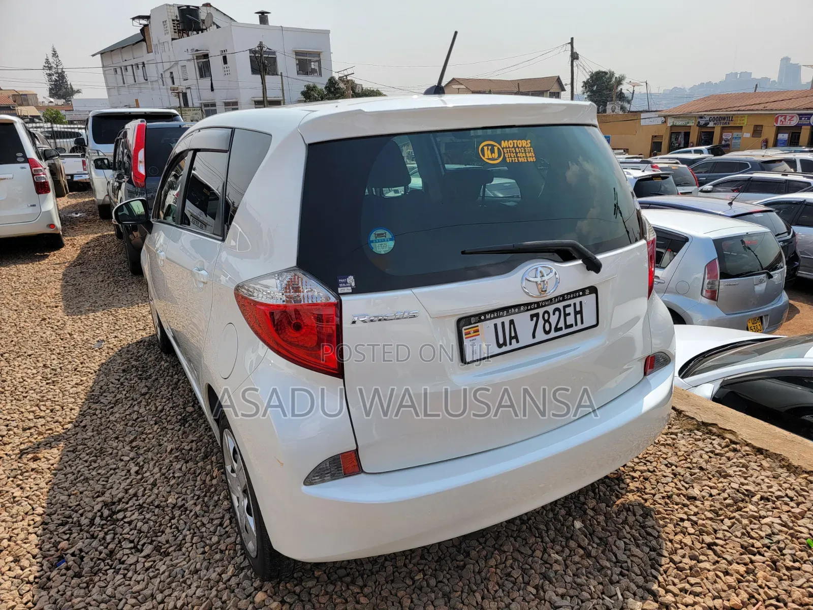 Toyota Ractis 2012 White