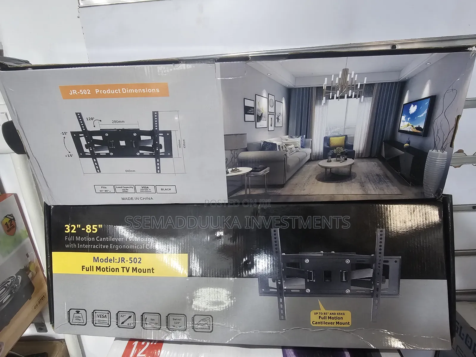 Jr -502 Full Motion Tv Wall Mount