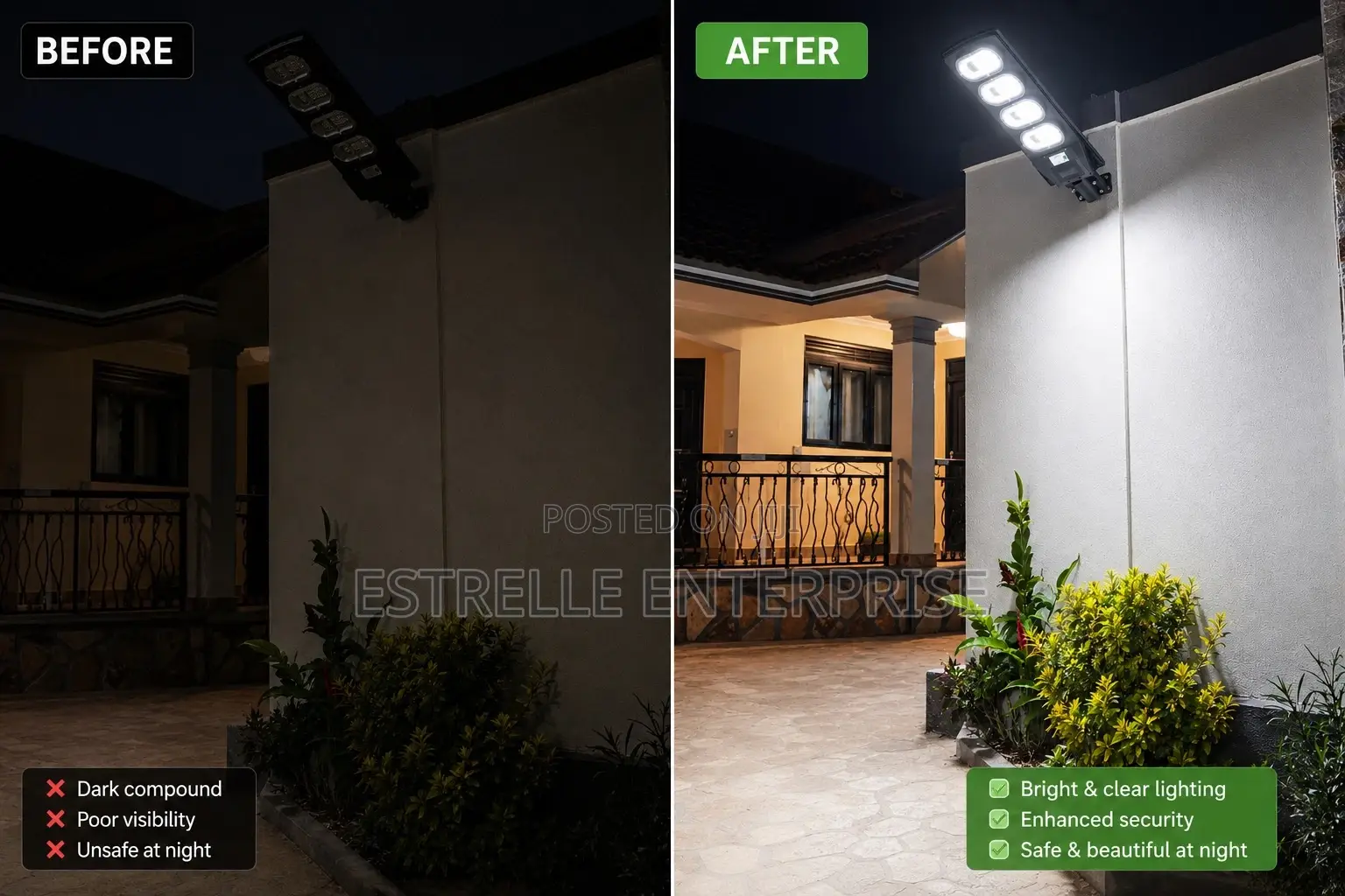 200w All In One Solar Street Light Outdoor Security Lighting