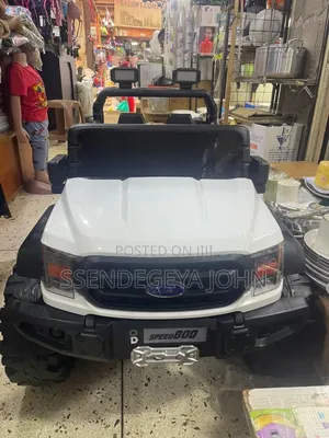 White Children's Electric Ride-on Toy Car