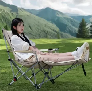 Foldable Chilling Chair With Leg Rest