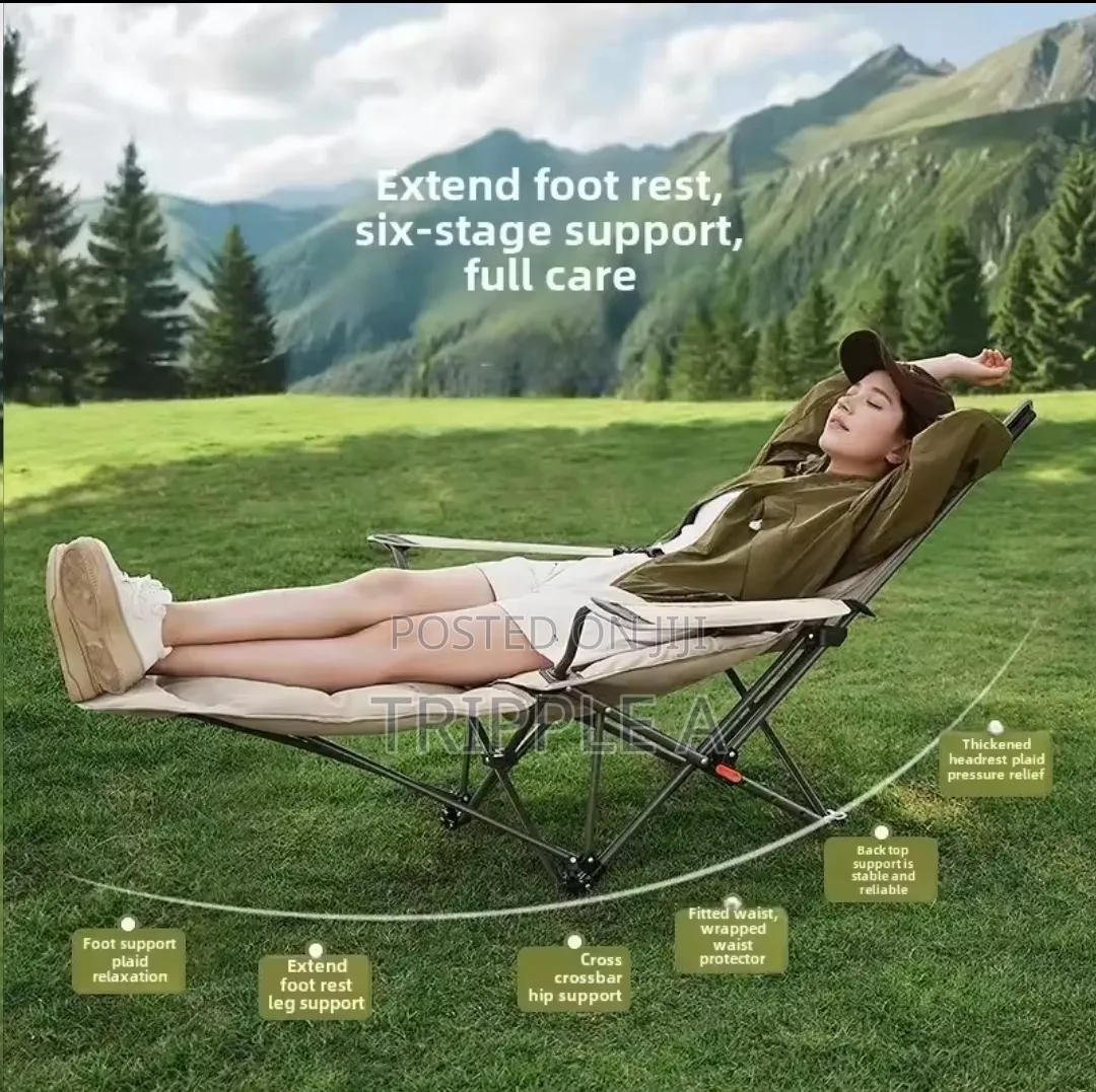 Foldable Chilling Chair With Leg Rest